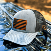 MUST Support Veterans Leather Patch Hat