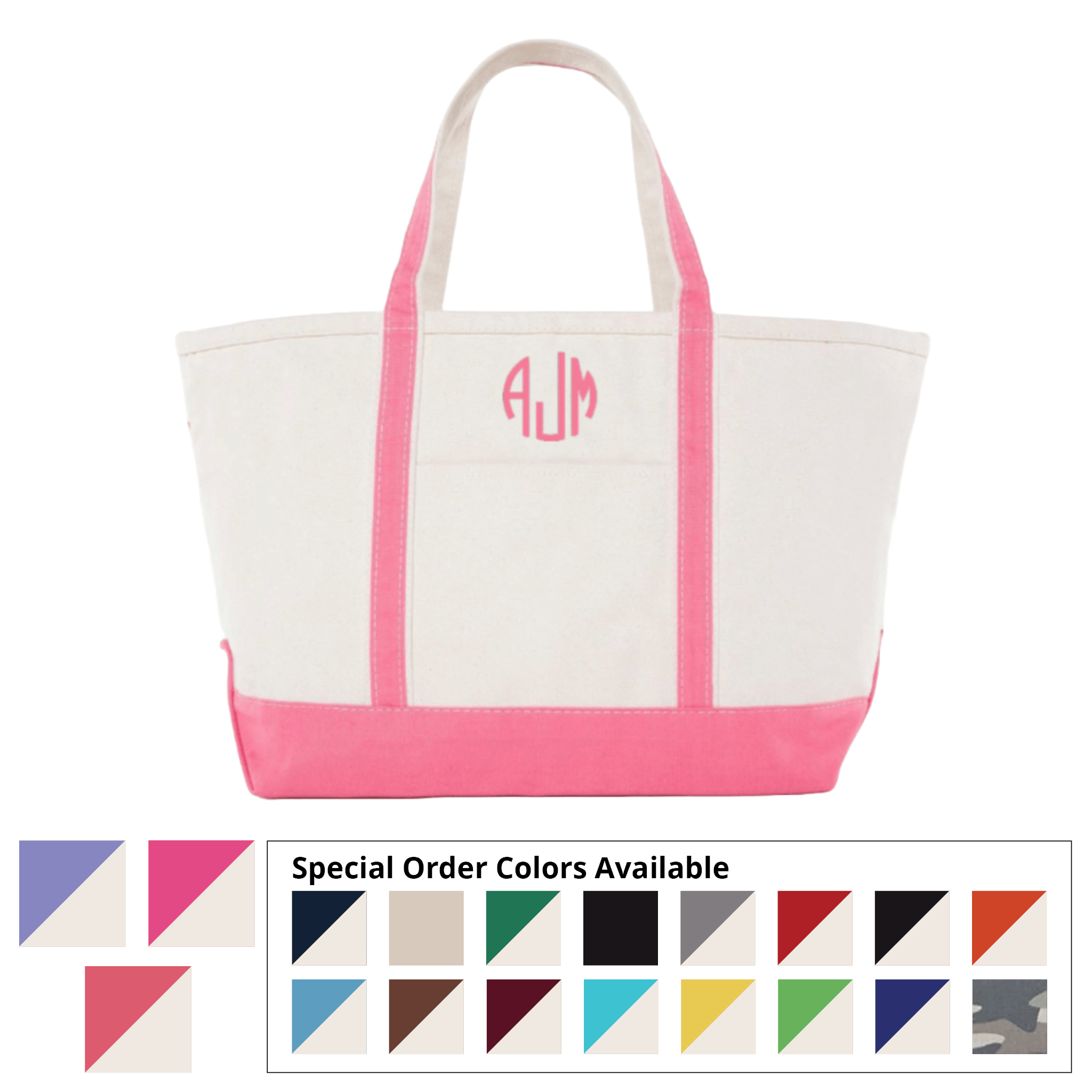 Large Personalized Tote Bag