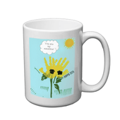 White 15 oz. Ceramic Coffee Mug