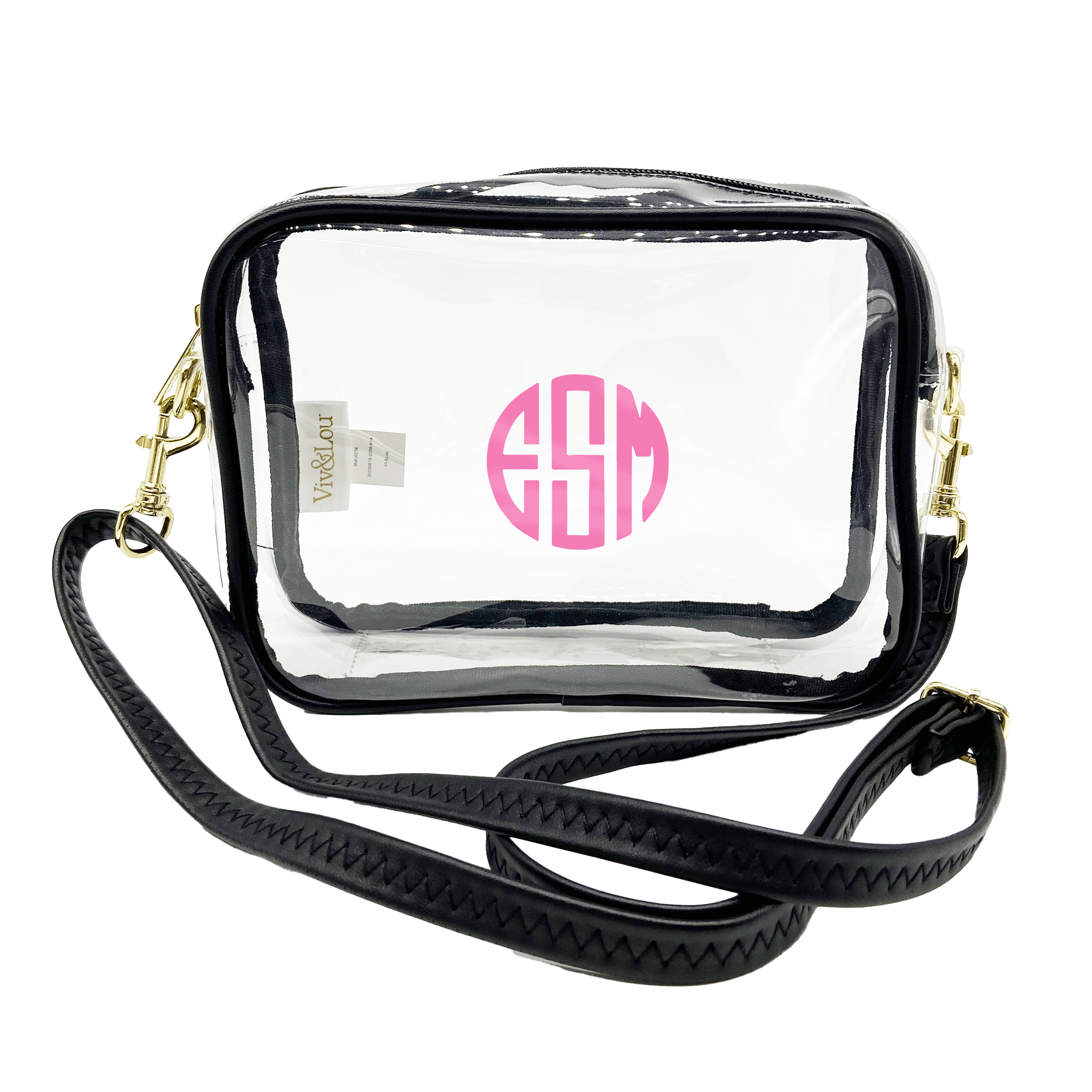 Clear black purse shop