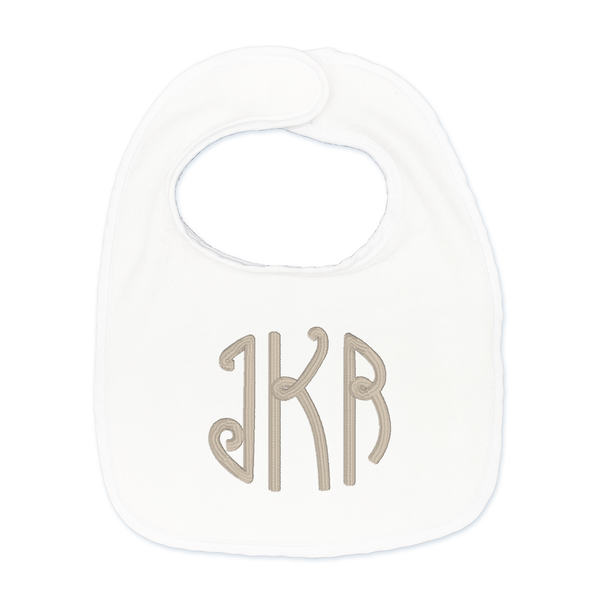 White Terry Cloth Bib