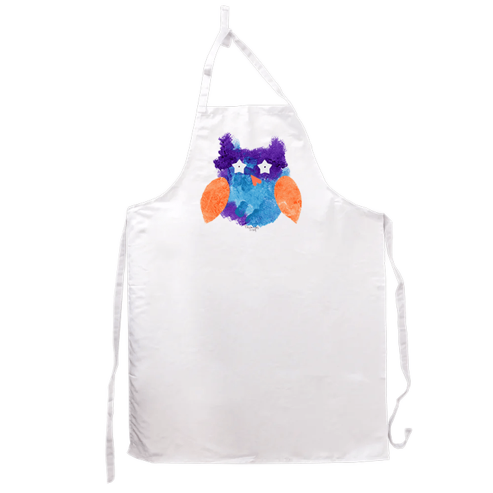 White Polyester Apron