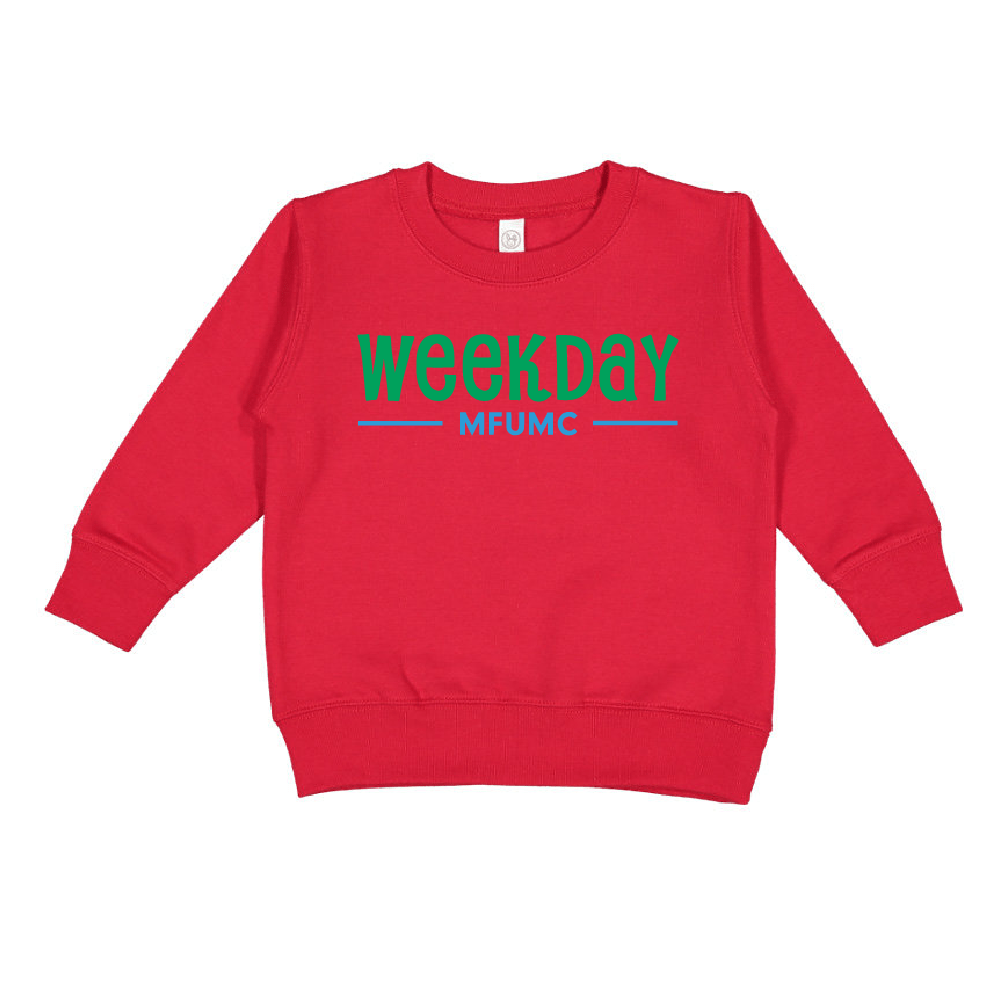 Weekday New Logo Toddler Crewneck Sweatshirt