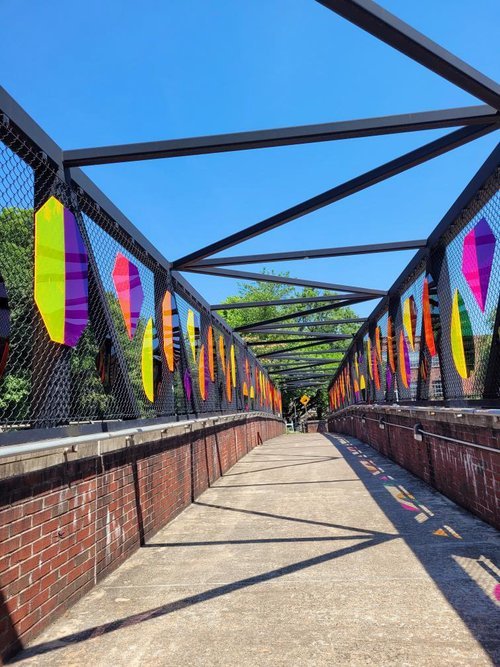 Pear Shaped Marietta Arts Council Bridge 2024 Earrings