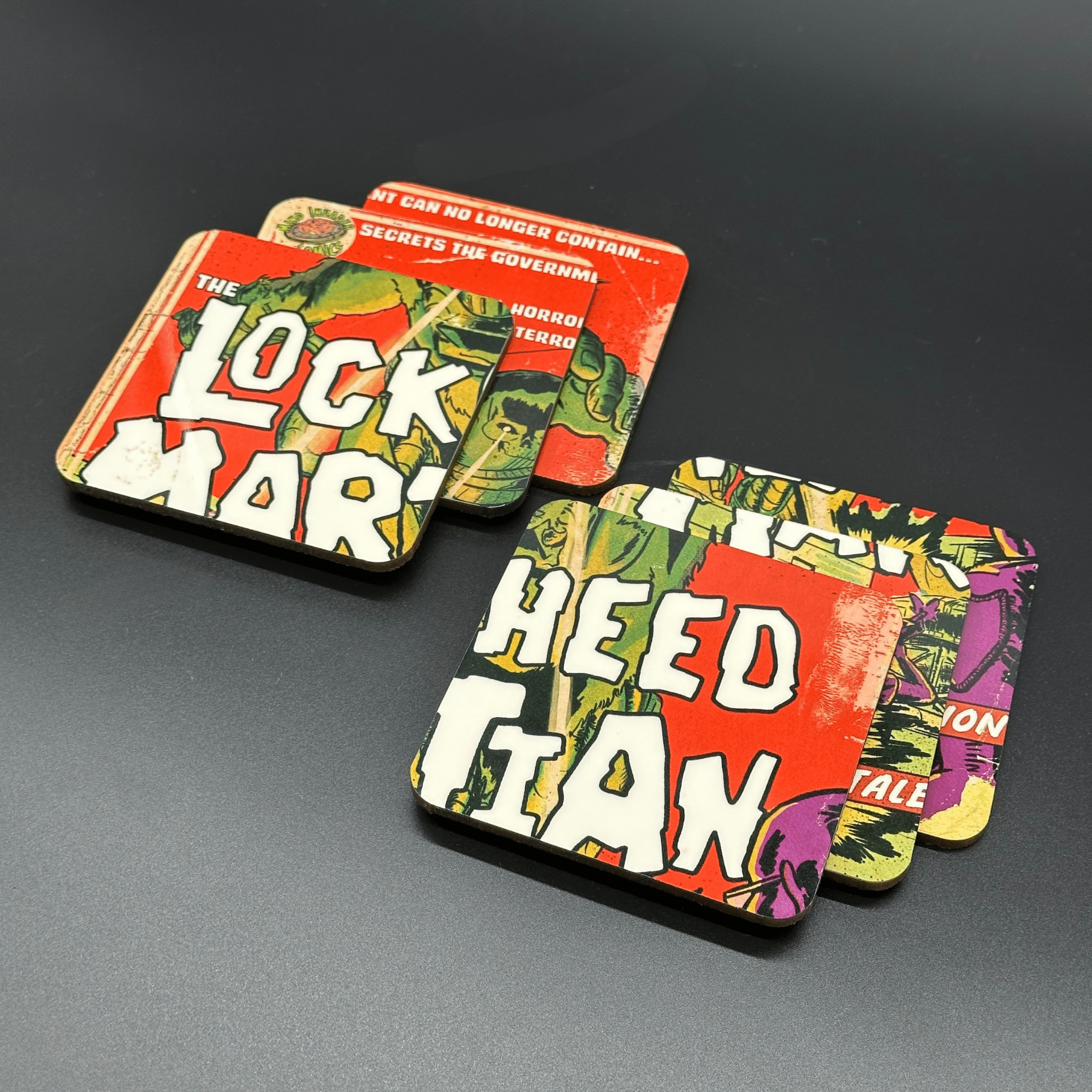 LOCKHEED MARTIAN Poster Coasters (Set of 6) | Sew Dreams Come True