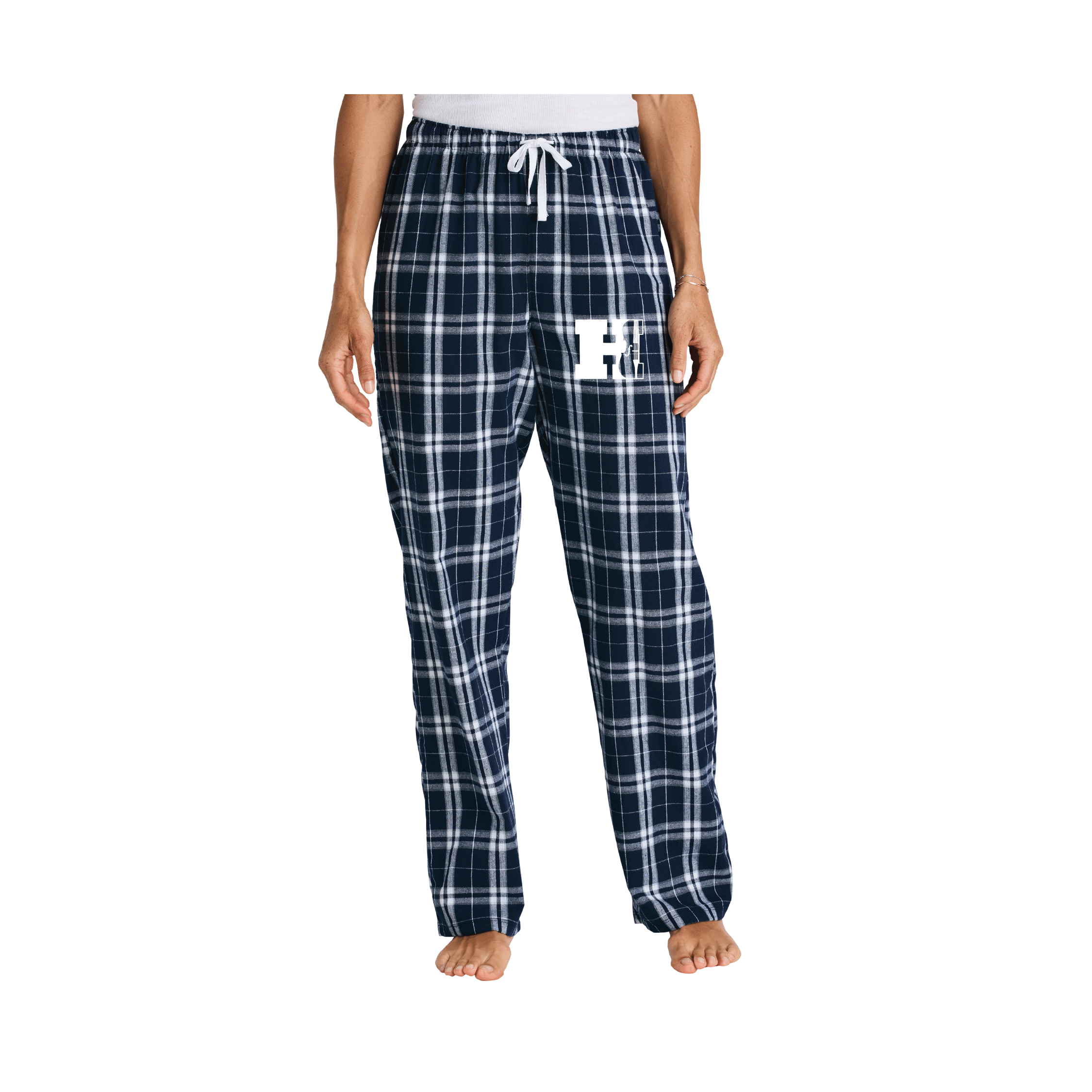 Flannel Plaid Pant with Logo