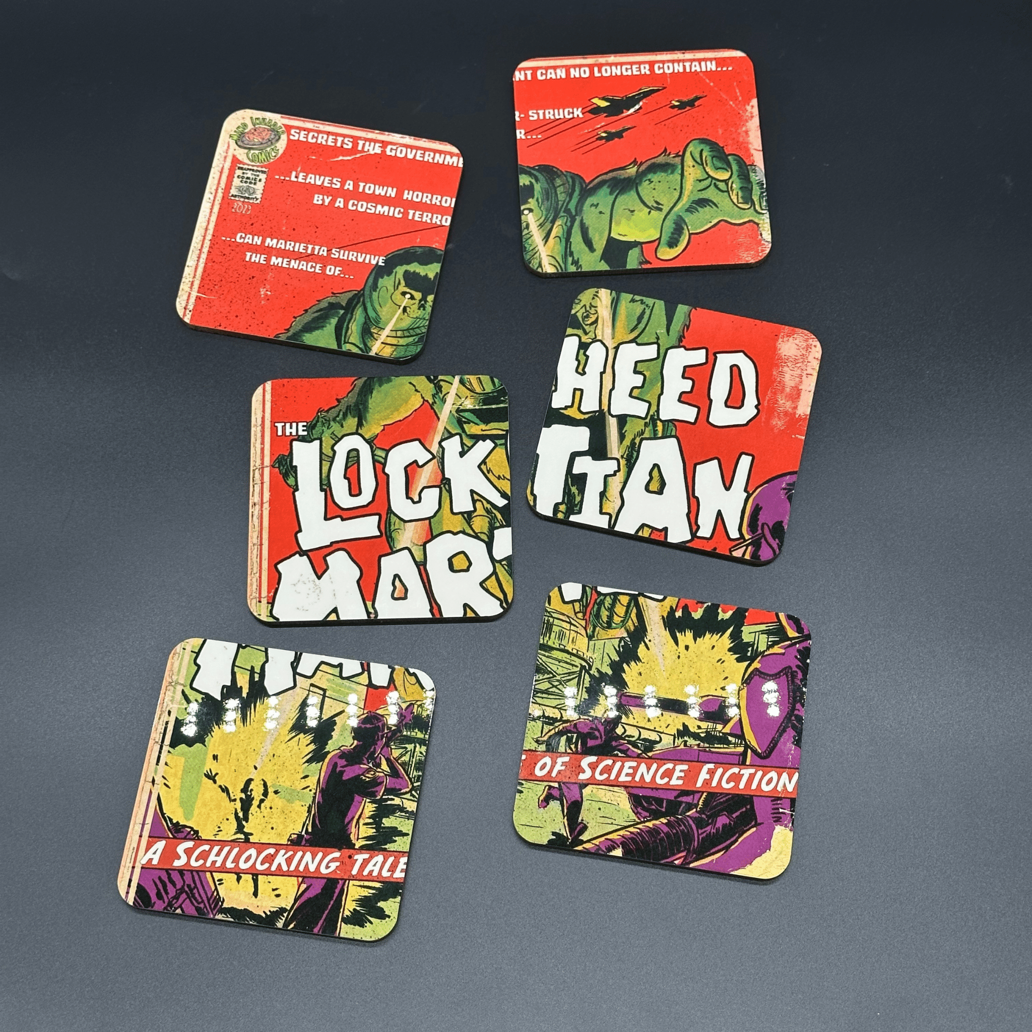 LOCKHEED MARTIAN Poster Coasters (Set of 6)
