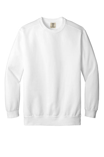 Custom Puffy Embroidery COMFORT COLORS ® Heavy Weight Crewneck Sweatshirt