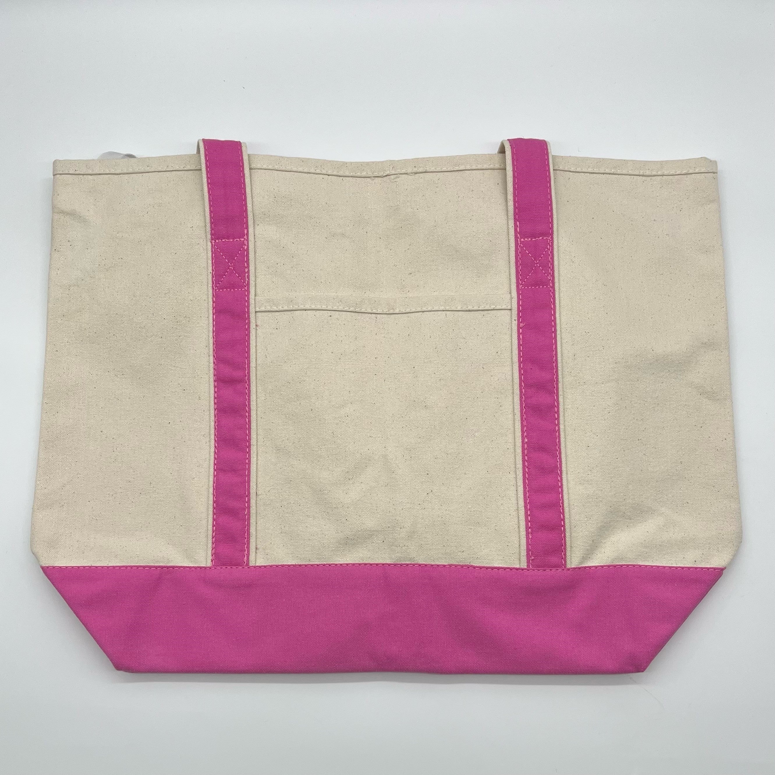 Bubblegum Pink Canvas Tote Bag