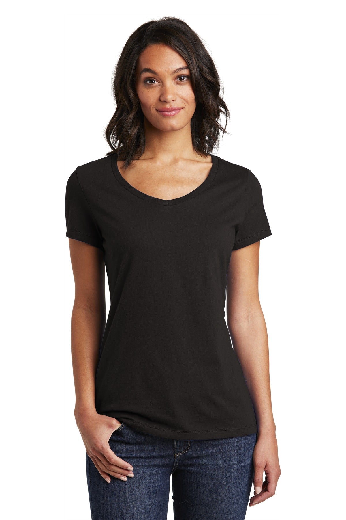 District  ®  Women's Very Important Tee  ®  V-Neck. DT6503