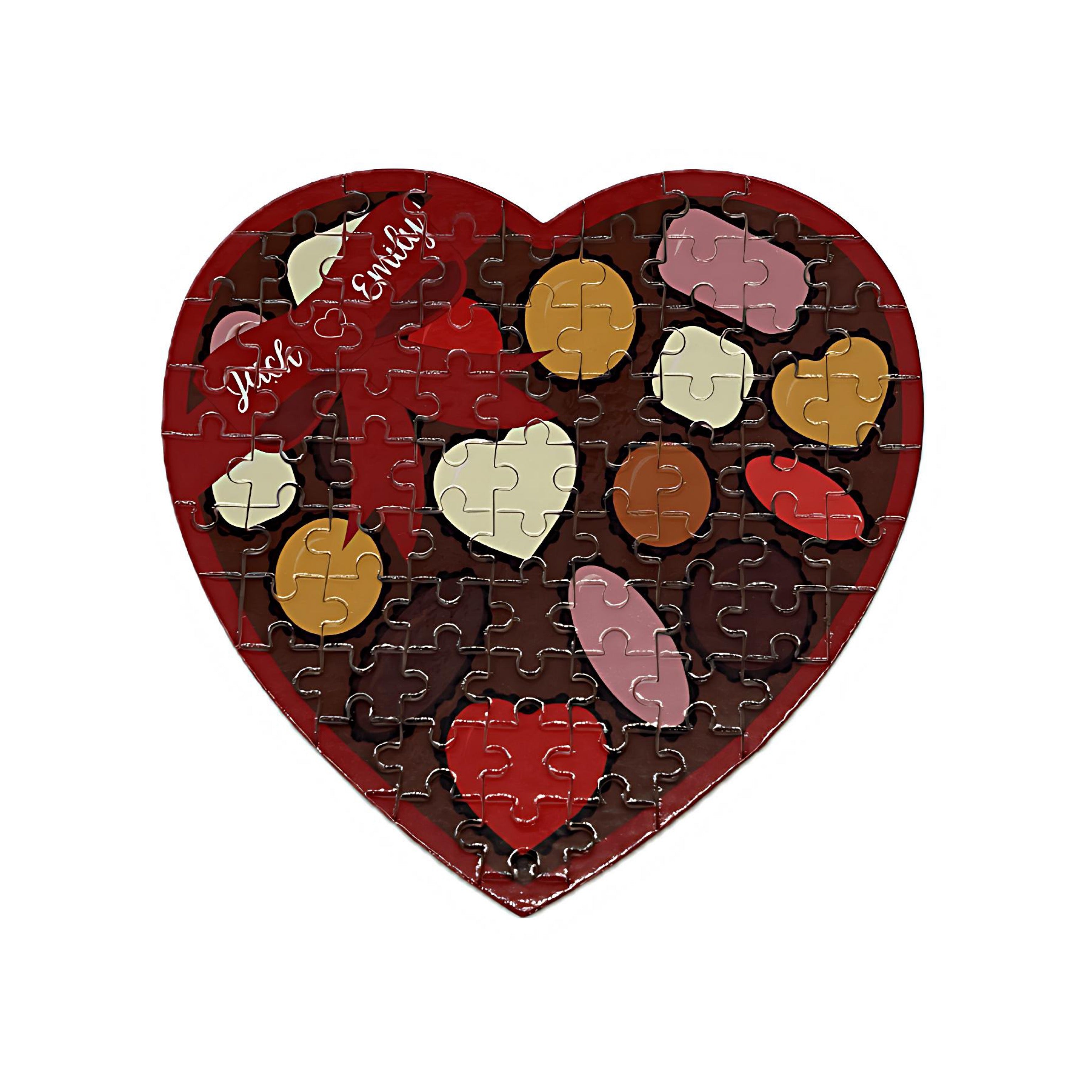 Personalized Heart-Shaped Puzzle