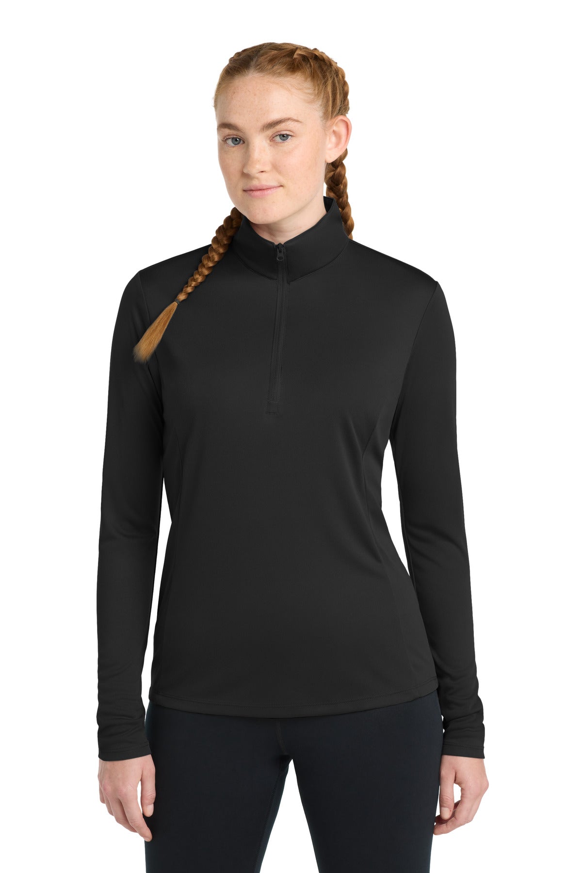 Sport-Tek ®  Women's PosiCharge ®  Competitor ™  1/4-Zip Pullover. LST357