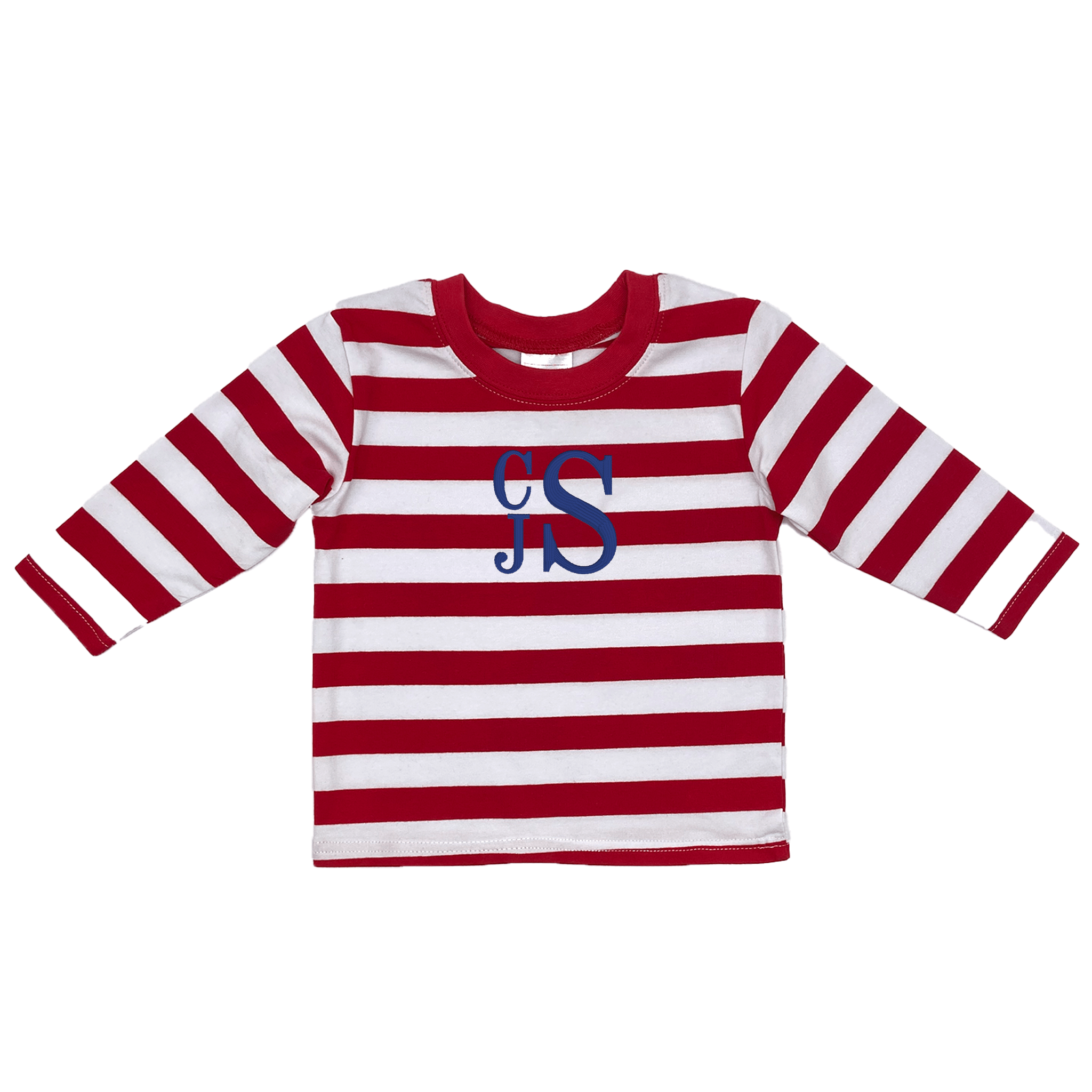 Red and White Stripe Long Sleeve Shirt Love That Cotton