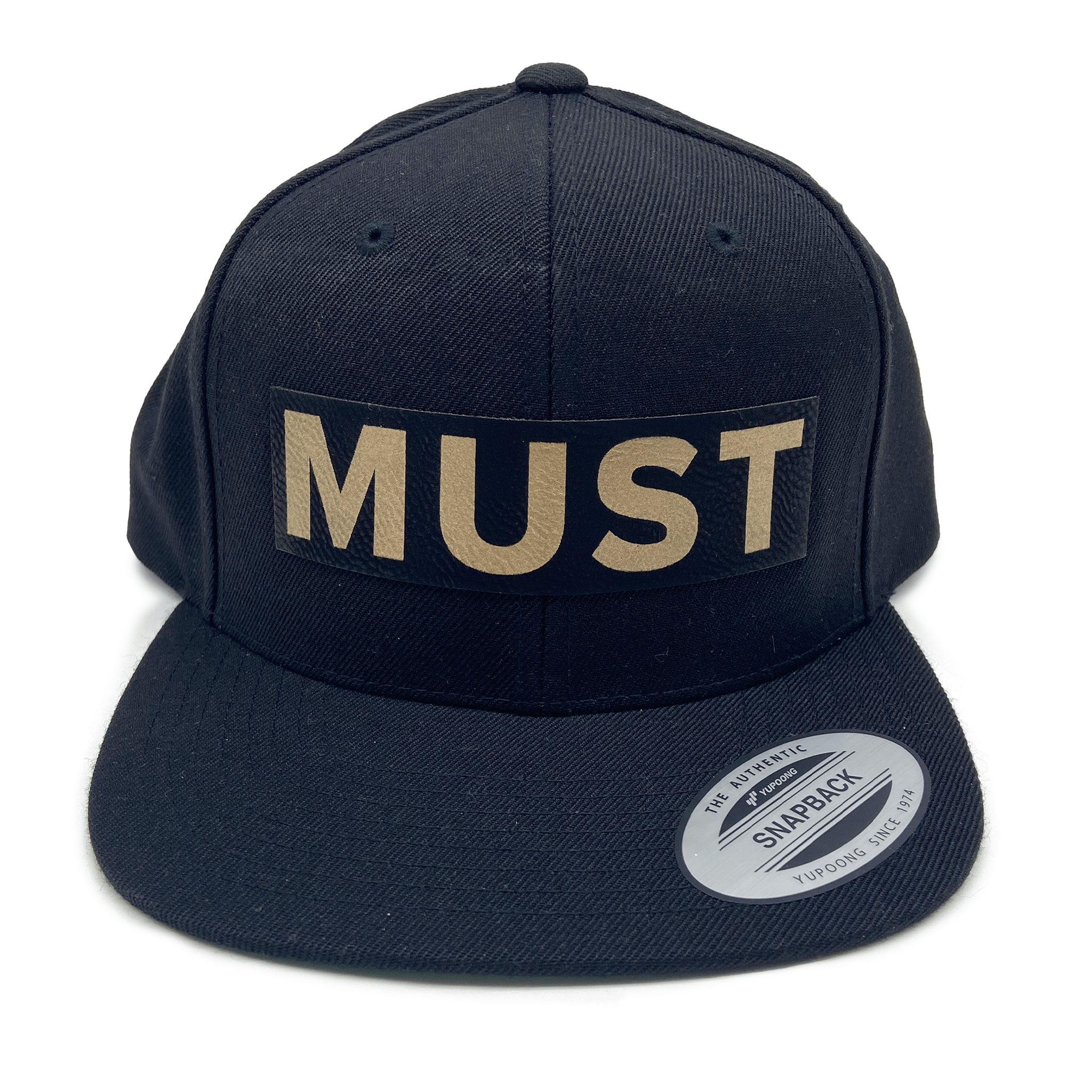 MUST Flat Bill Snapback Cap