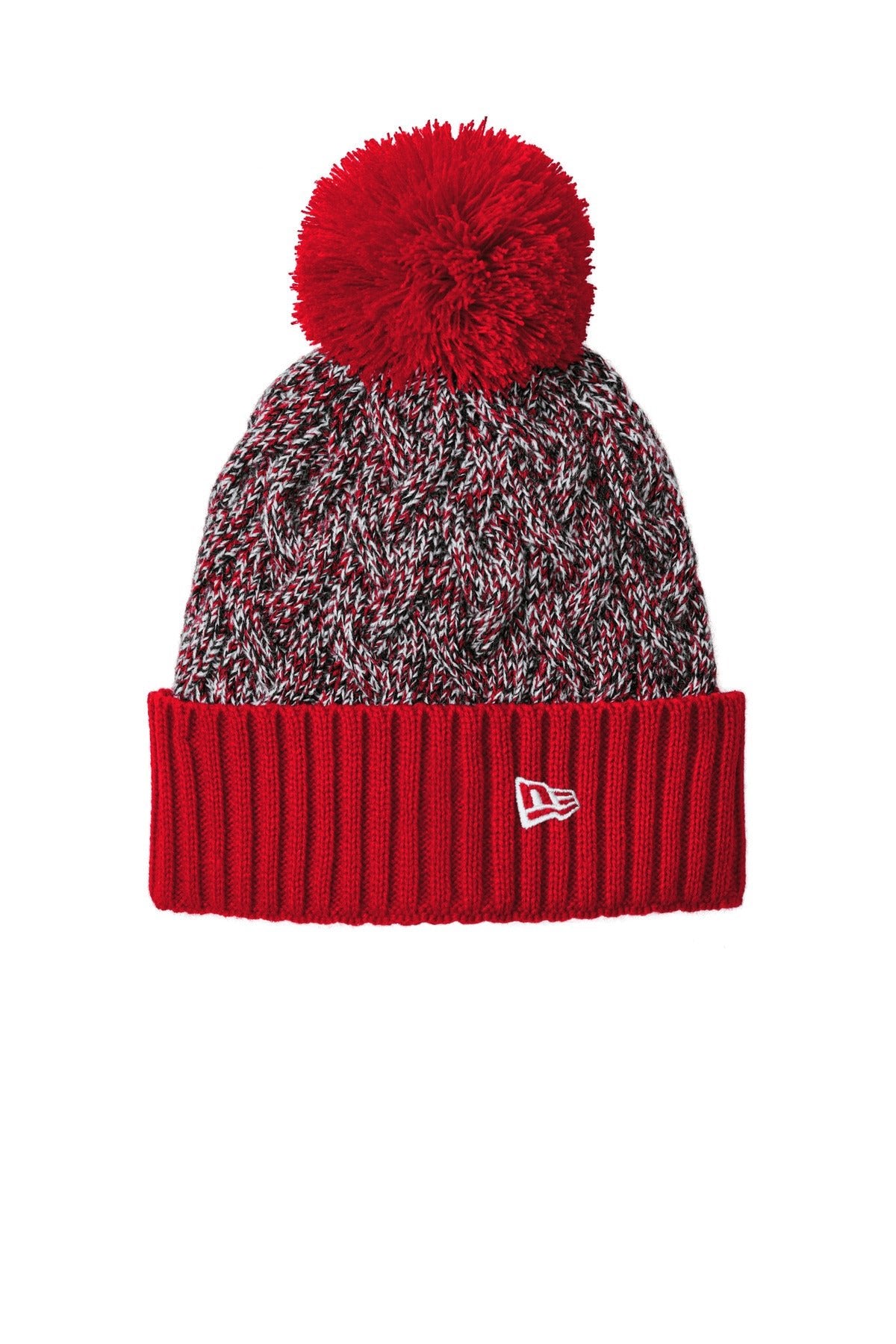New Era ®  Marled Knit Pom Beanie NE910