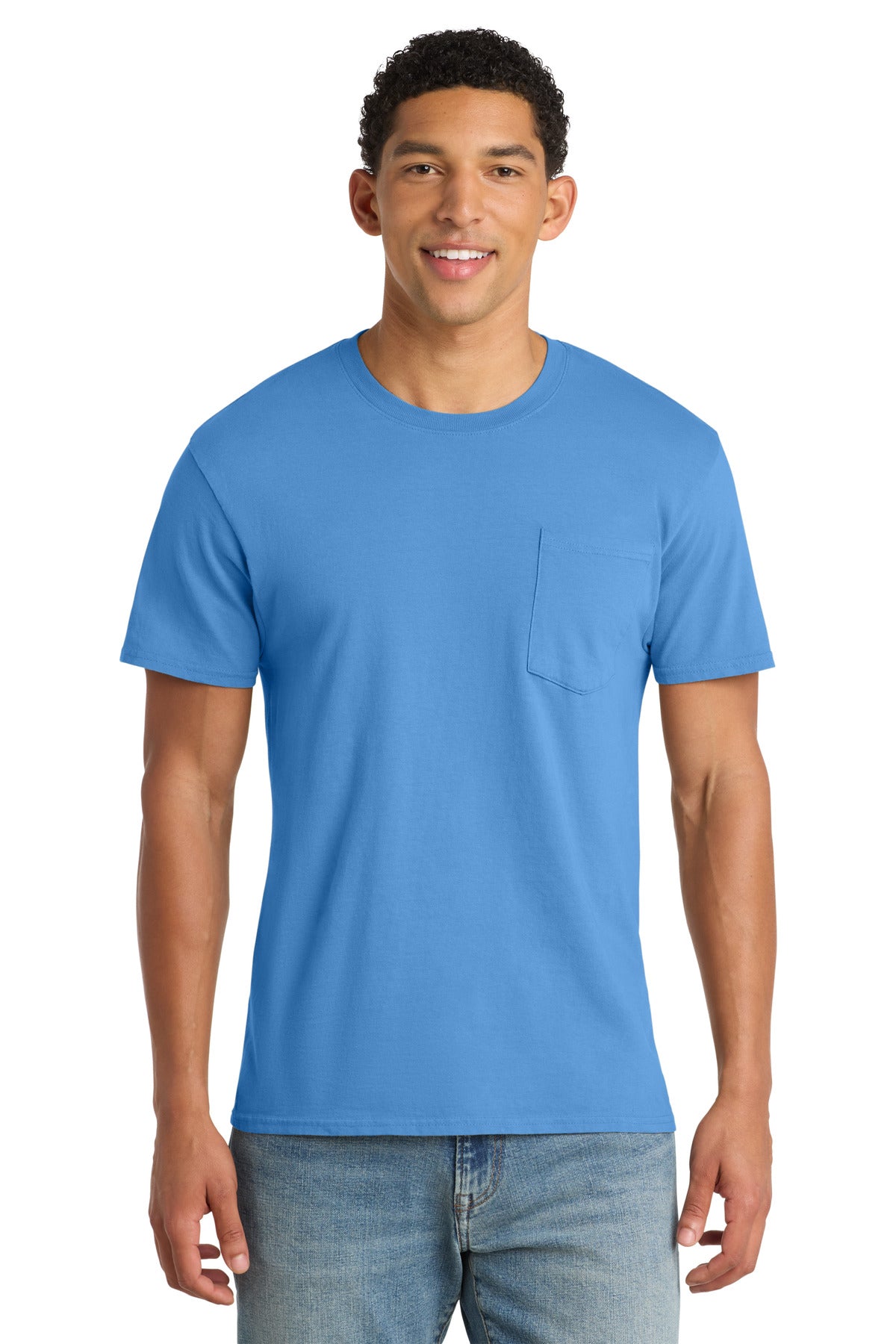 Port & Co ™  Beach Wash ®  Garment-Dyed Pocket Tee.  PC099P