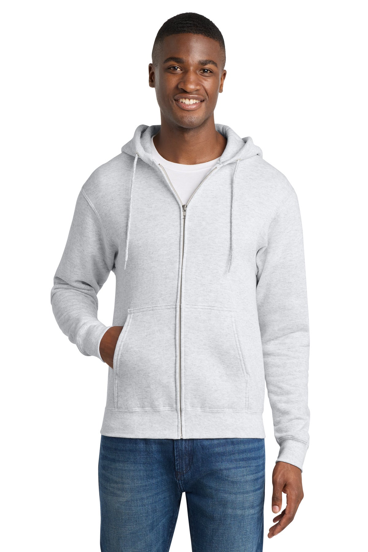 Port & Co ™  Core Fleece Full-Zip Hooded Sweatshirt. PC78ZH