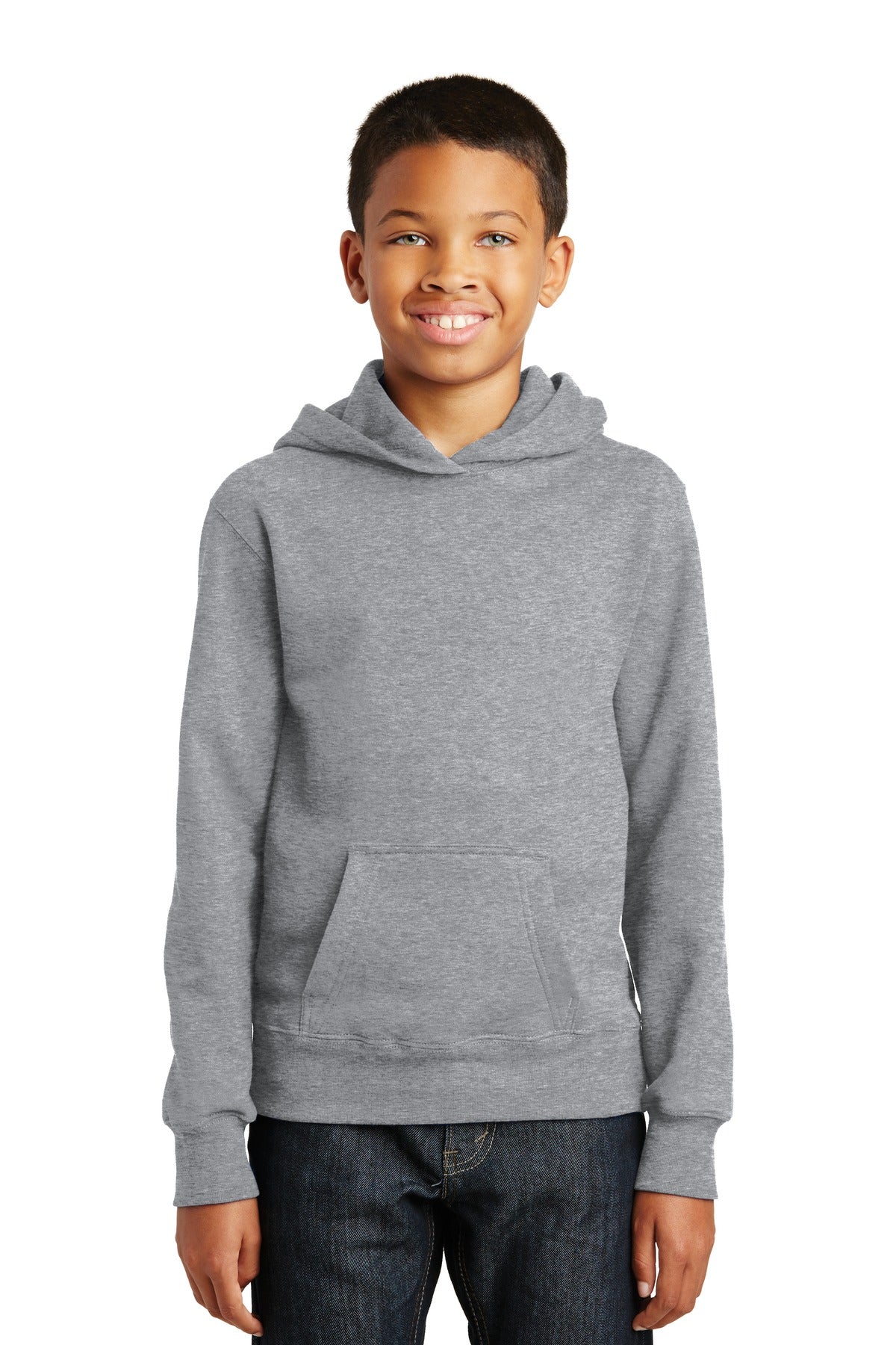 Port & Co ™  Youth Fan Favorite Fleece Pullover Hooded Sweatshirt. PC850YH