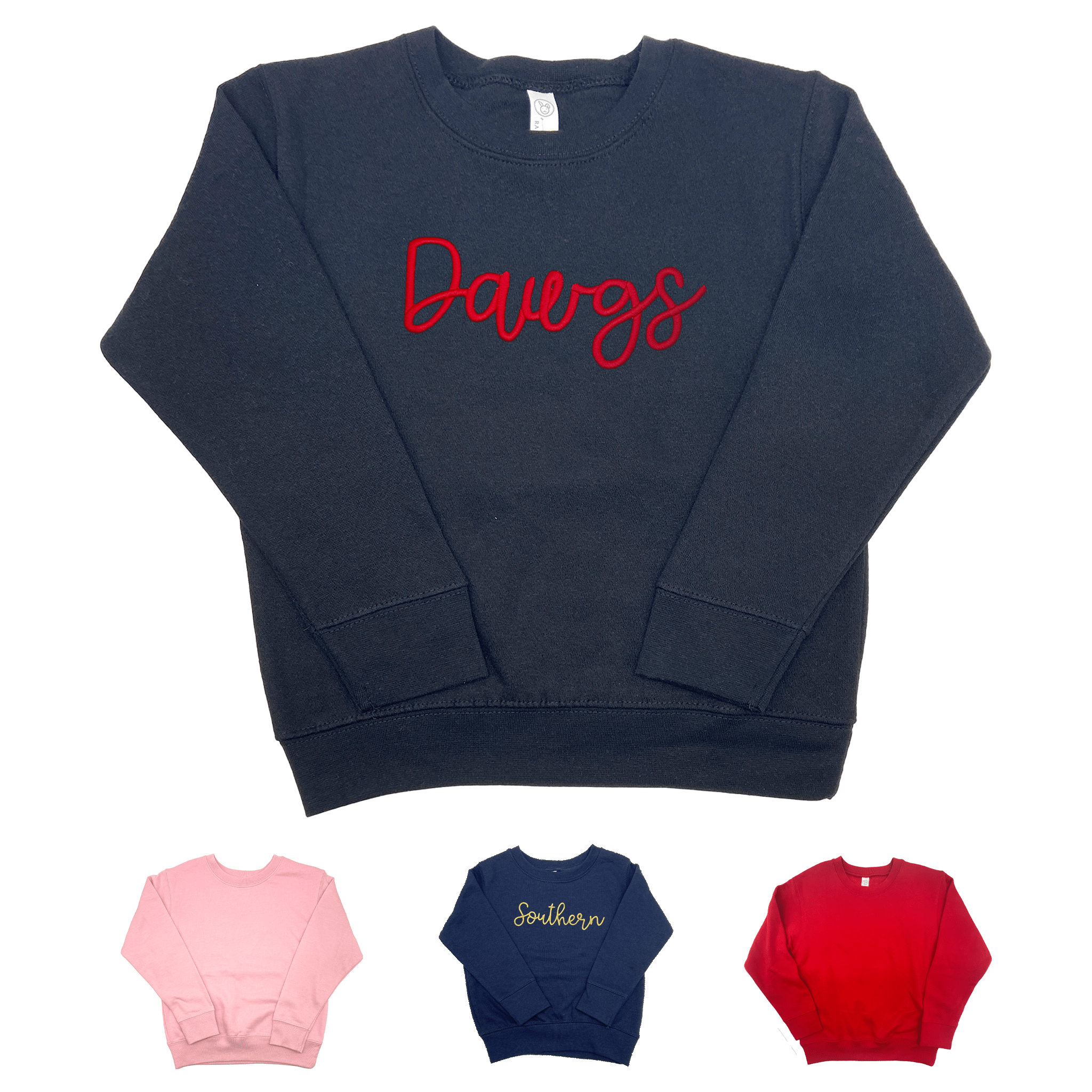 Custom Puffy Embroidery Toddler Rabbit Skins Sweatshirt