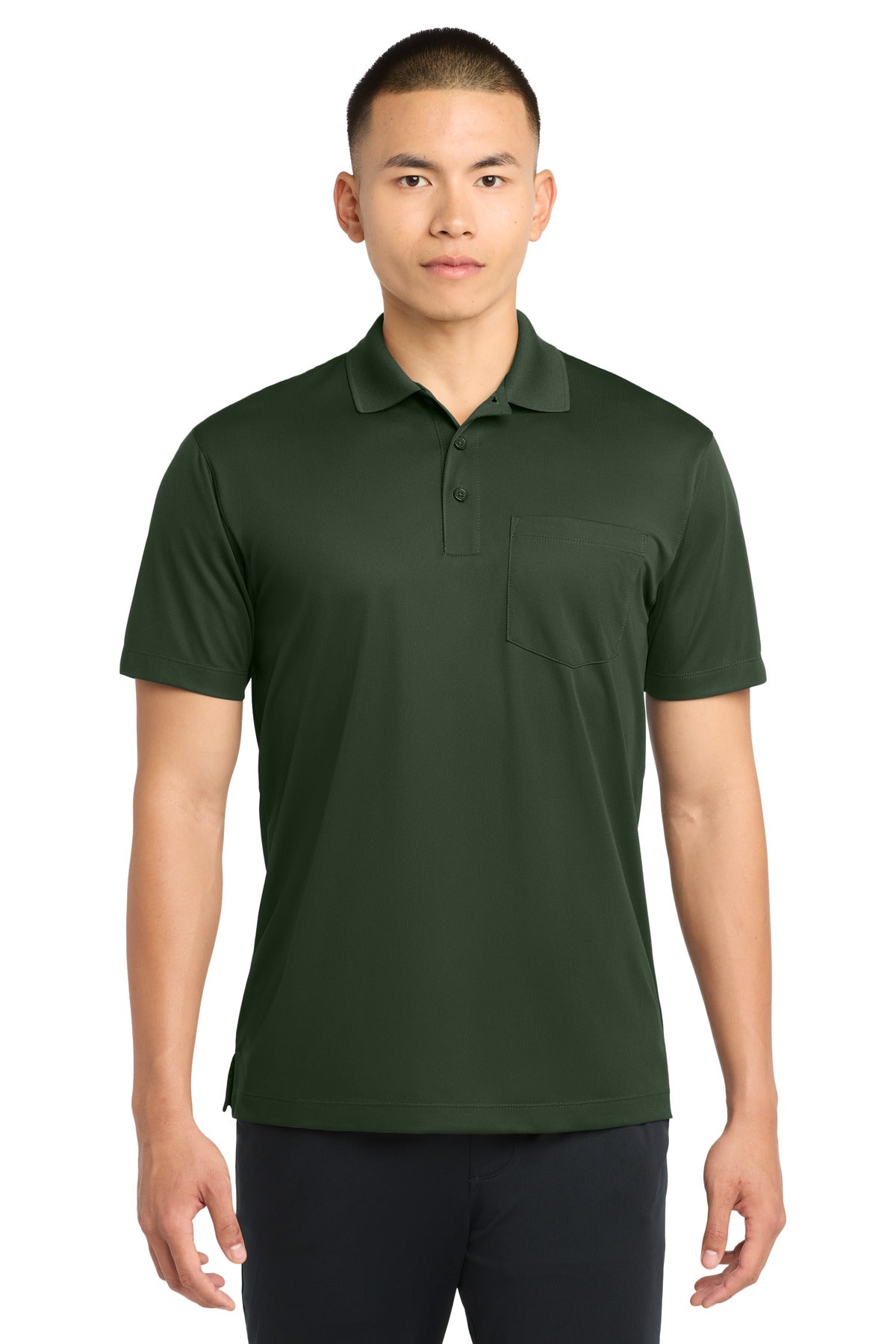 Sport-Tek ®  Micropique Sport-Wick ®  Pocket Polo. ST651