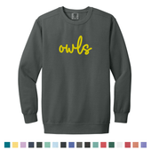 Custom Puffy Embroidery COMFORT COLORS ® Heavy Weight Crewneck Sweatshirt