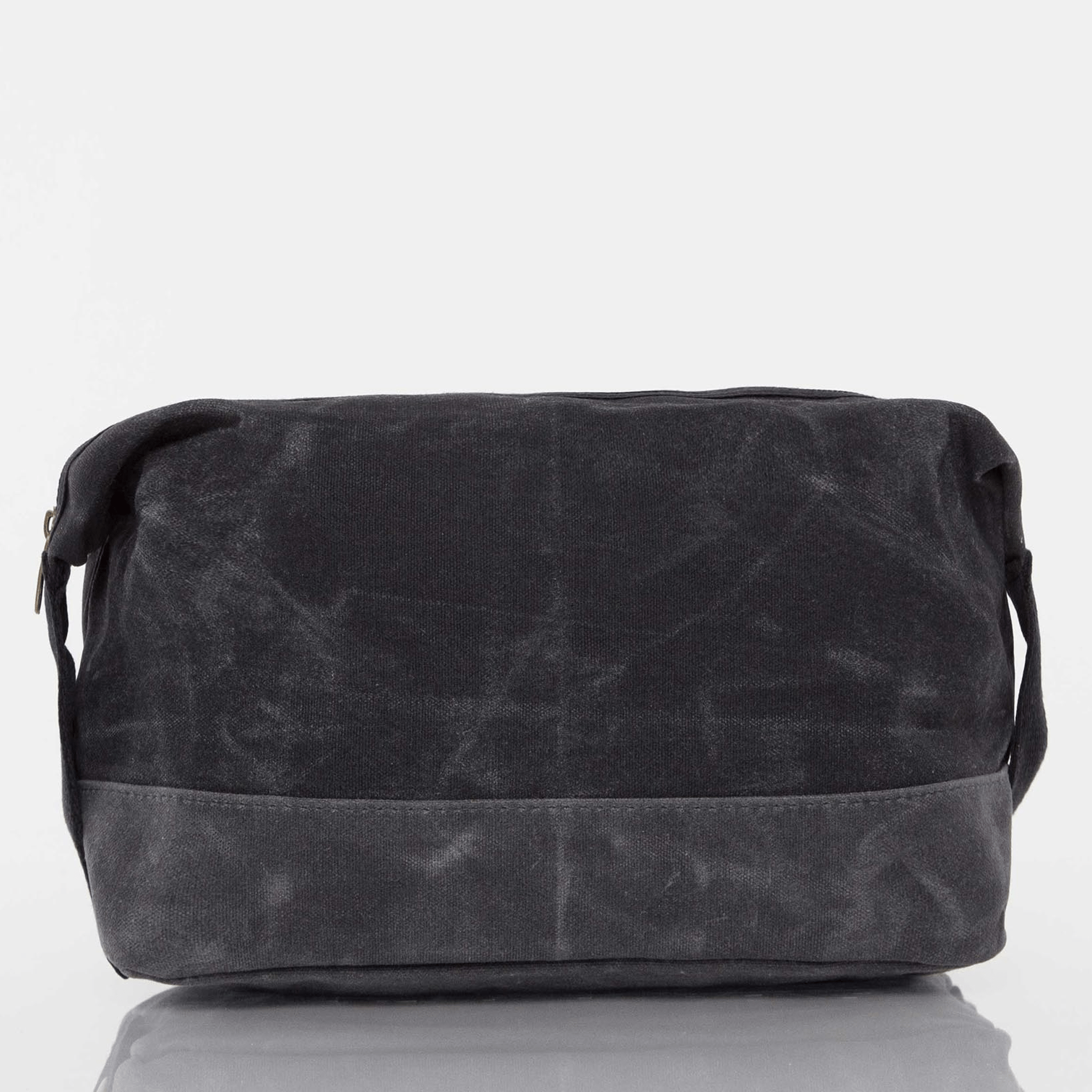 Waxed Top Zip Canvas Dopp Kit