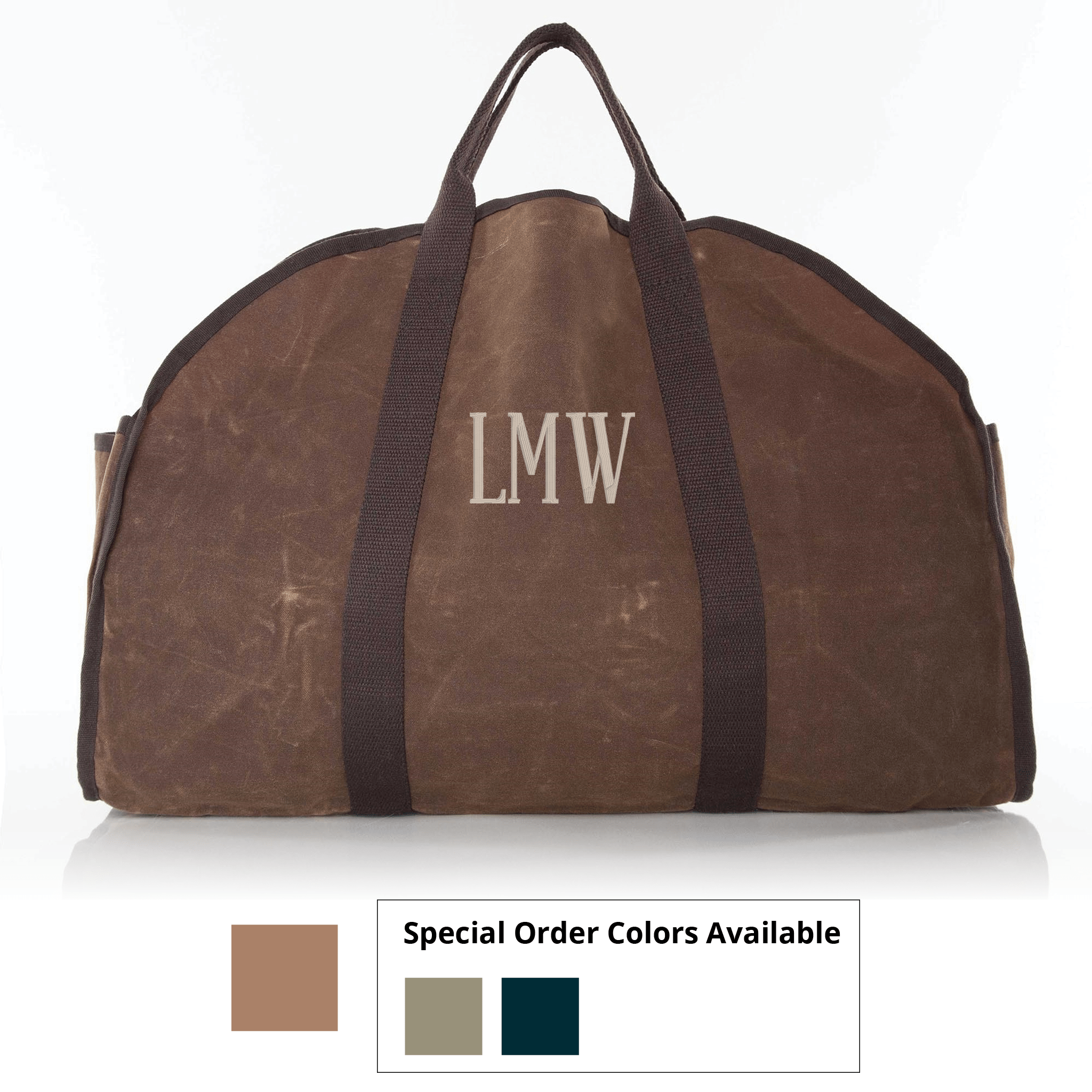 Waxed Log Carrier