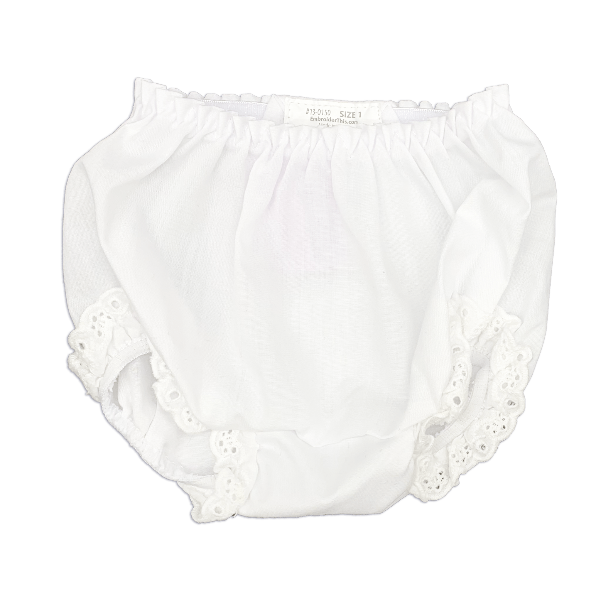 White Lace Diaper Cover