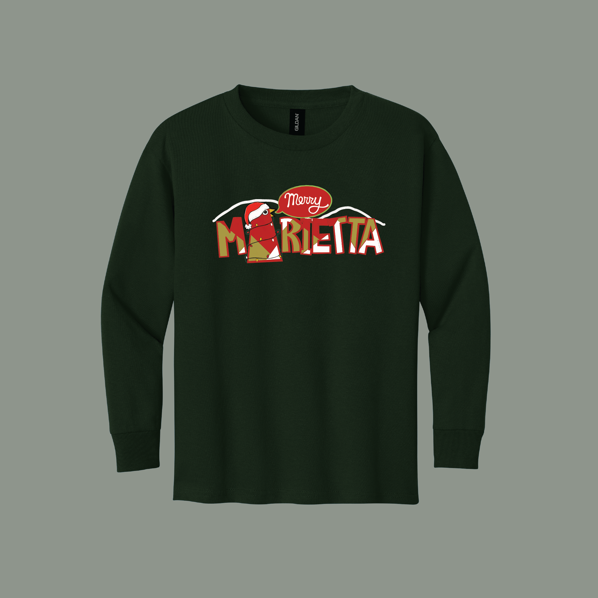 2025 Holiday Art Youth Long-Sleeved T-shirt