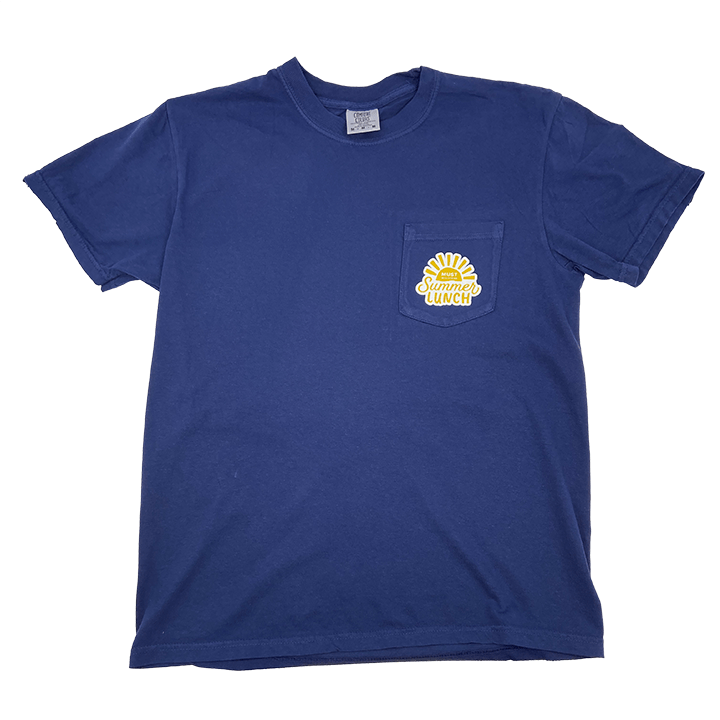 Summer Lunch Adult Pocket Tee
