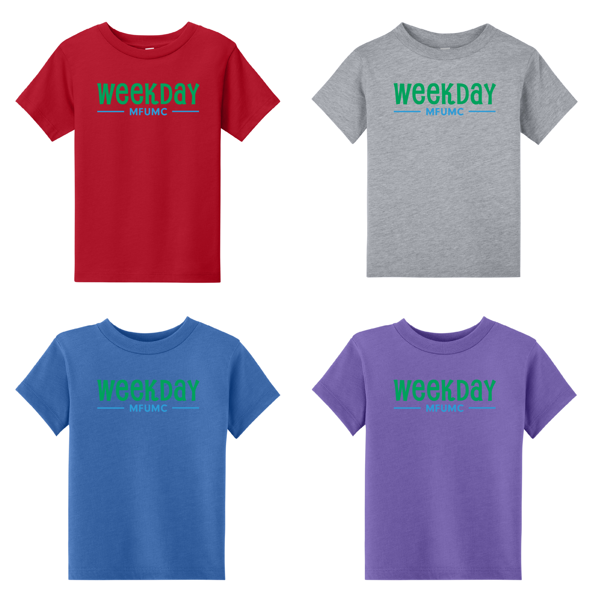 Toddler T-Shirt Weekday MFUMC
