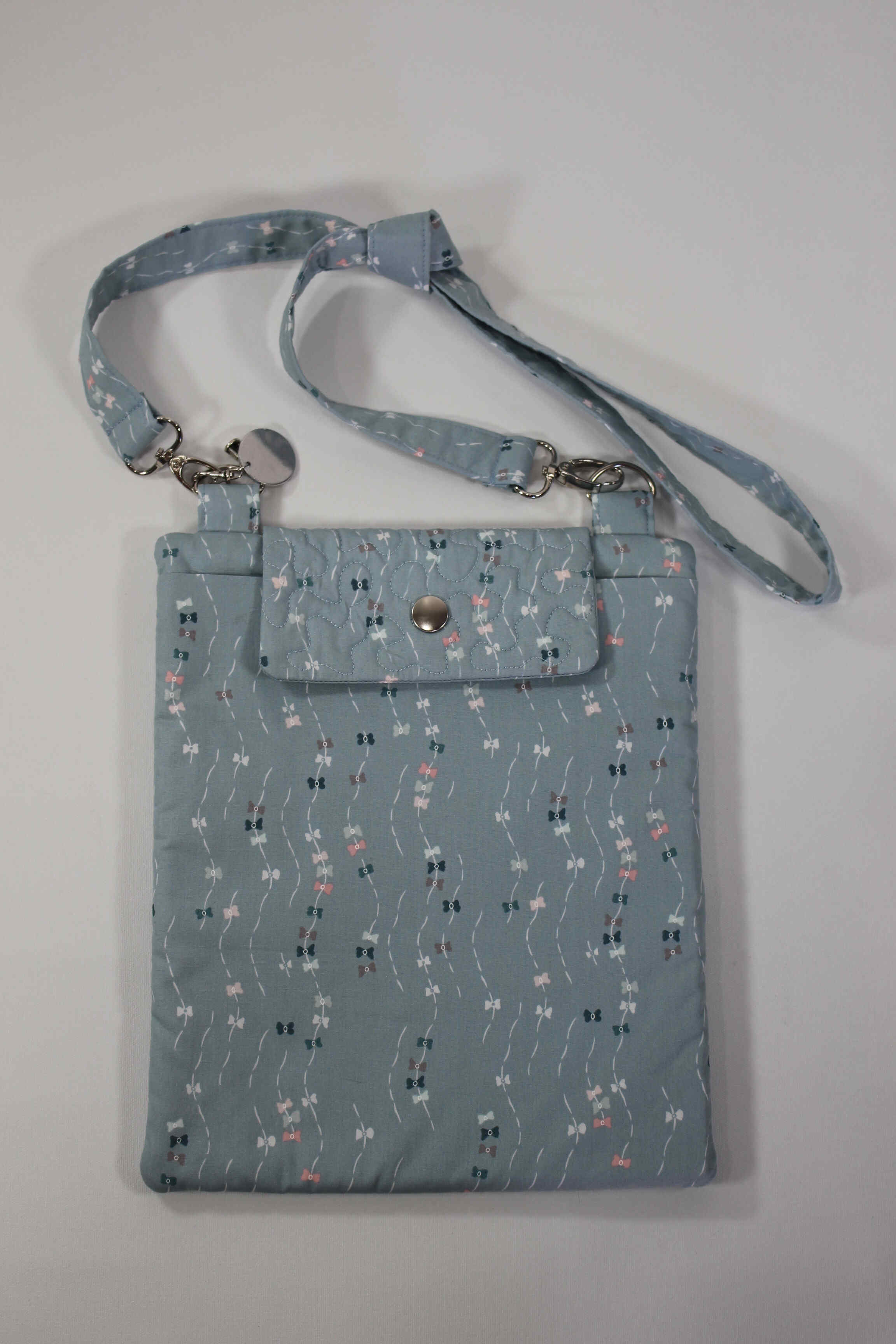 Handmade Bags - "Blue Bows Purse"