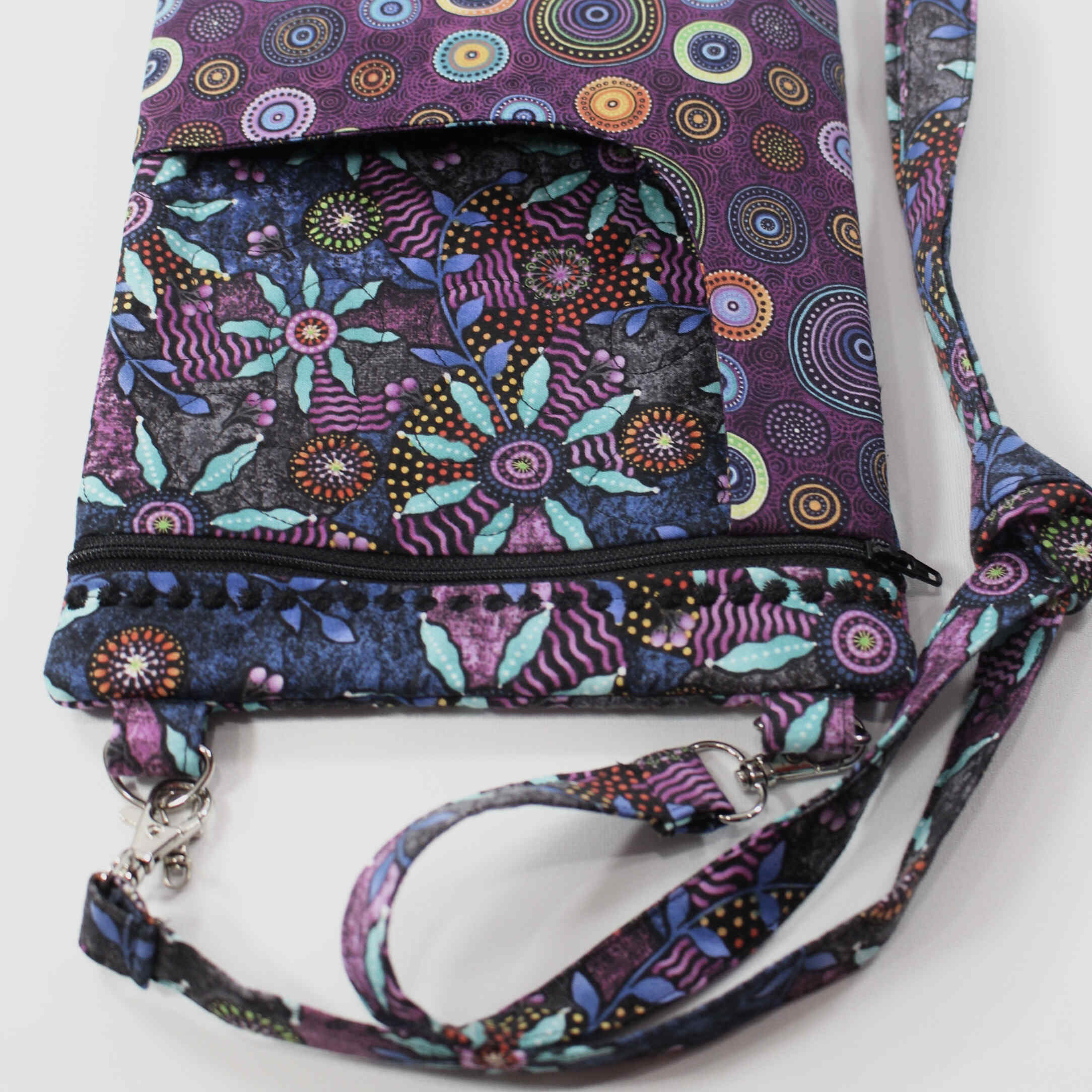 Handmade Bags - "Spirals and Stars Purse"