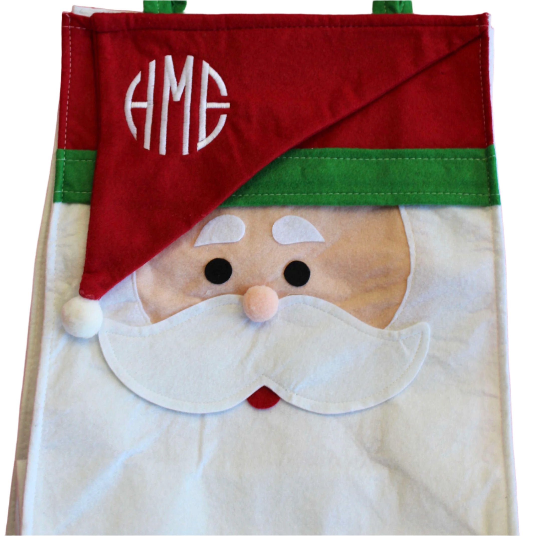 Monogram Santa Tote Bag