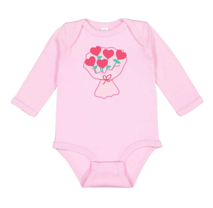 Pink Bouquet Onesie Sew Dreams Come True