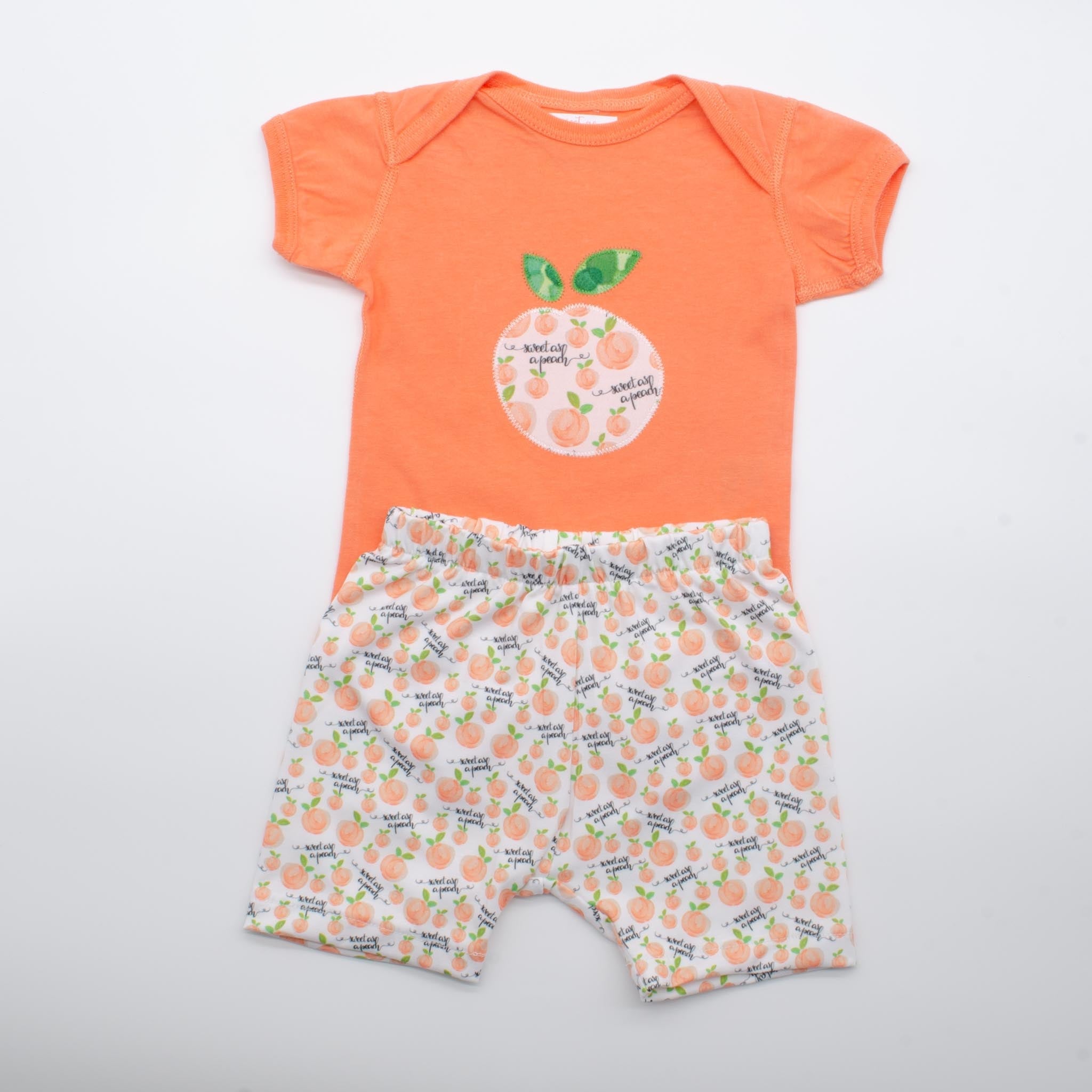 Peach shop baby onesie