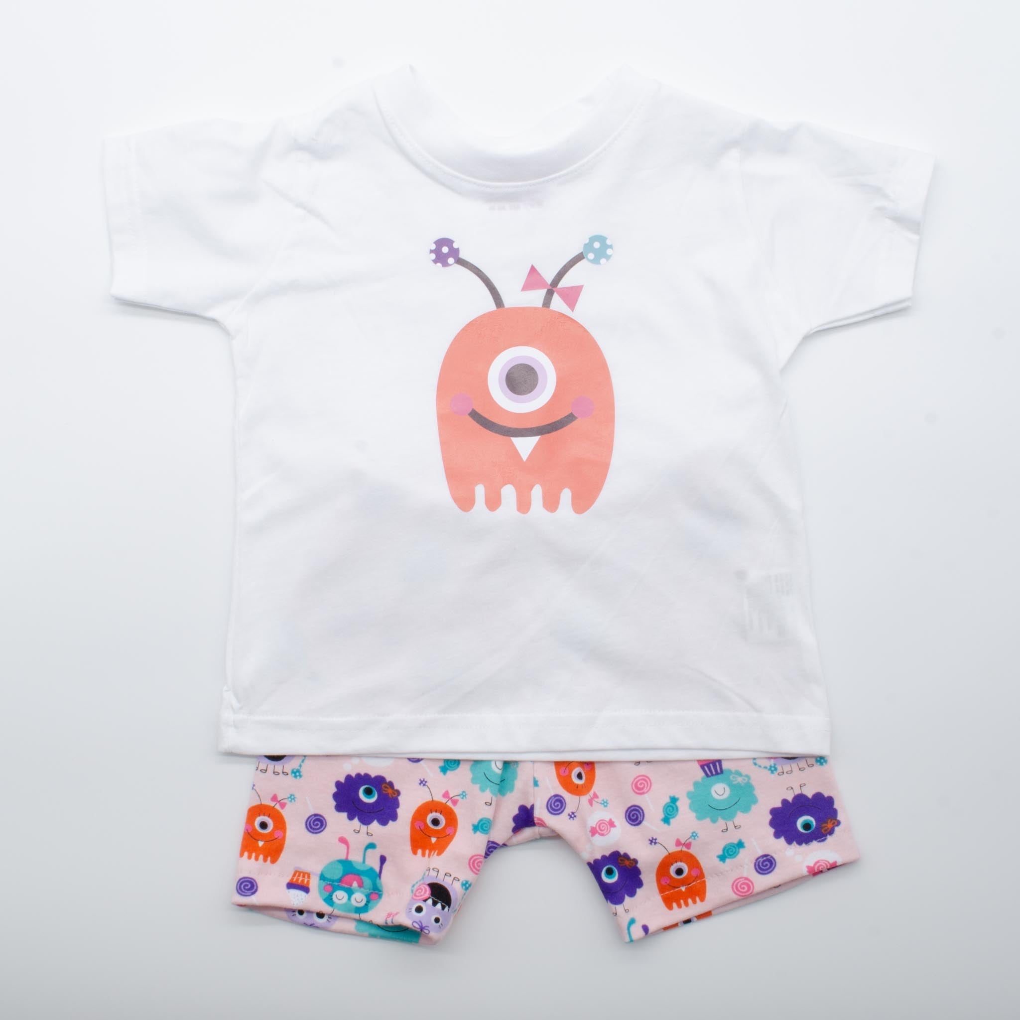 Doodle Monster Outfit for Baby