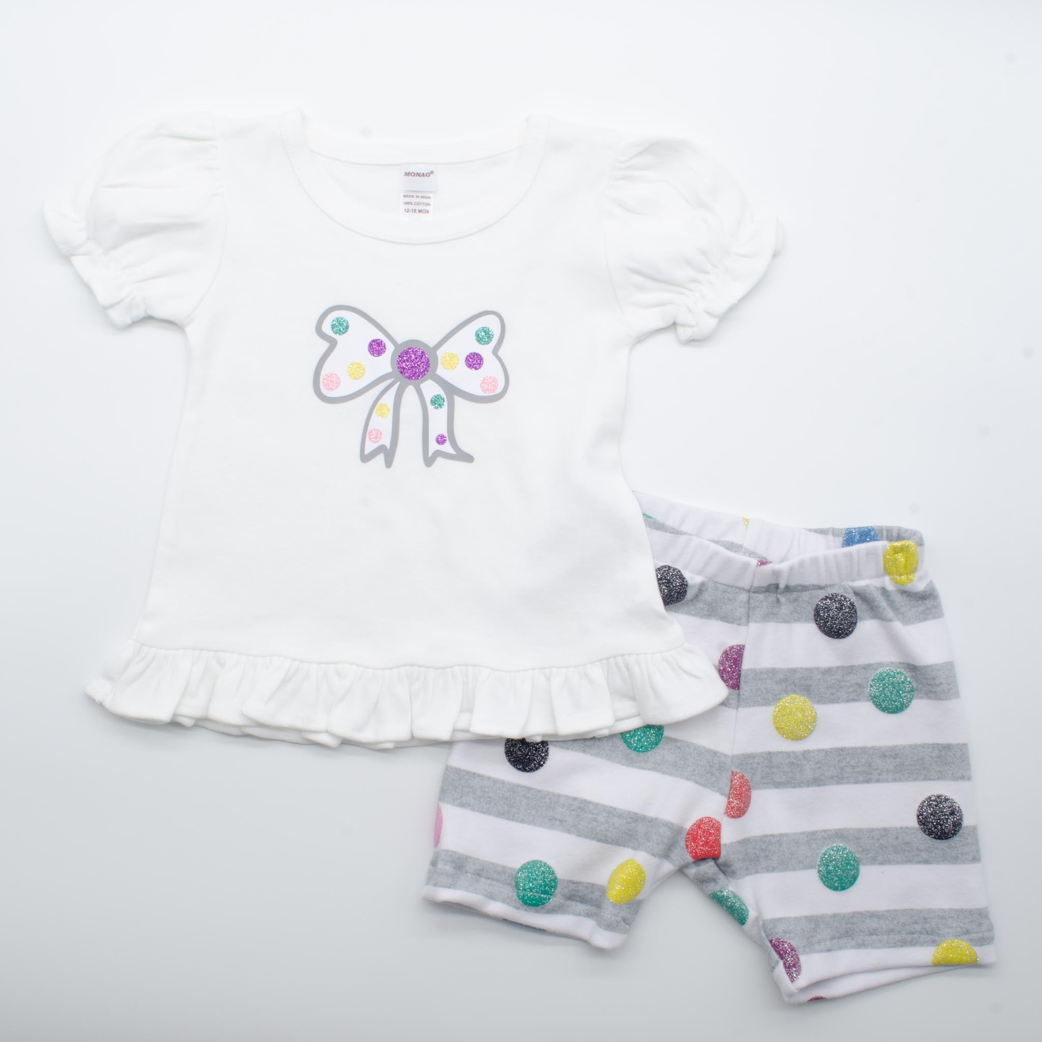 "Bow" ka-dot Outfit for Baby