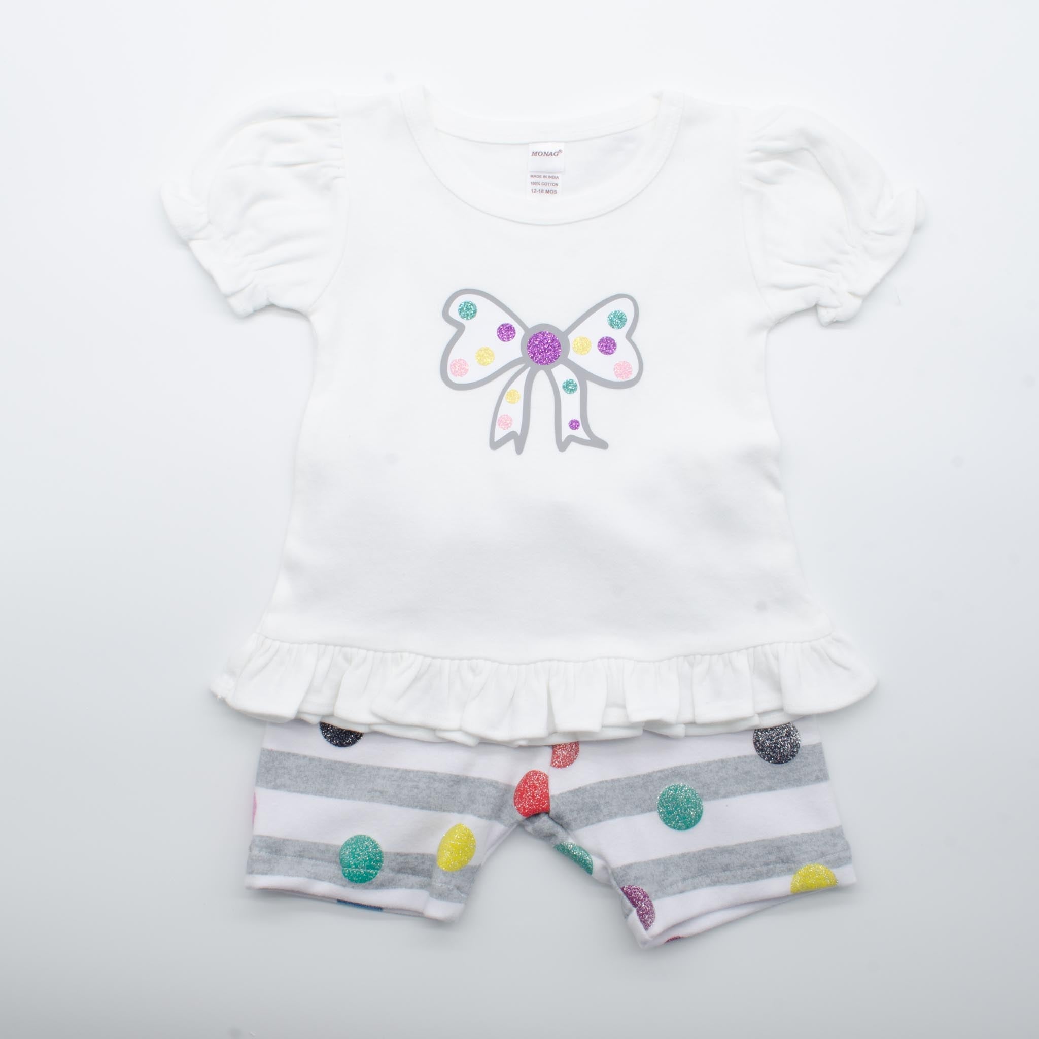 "Bow" ka-dot Outfit for Baby