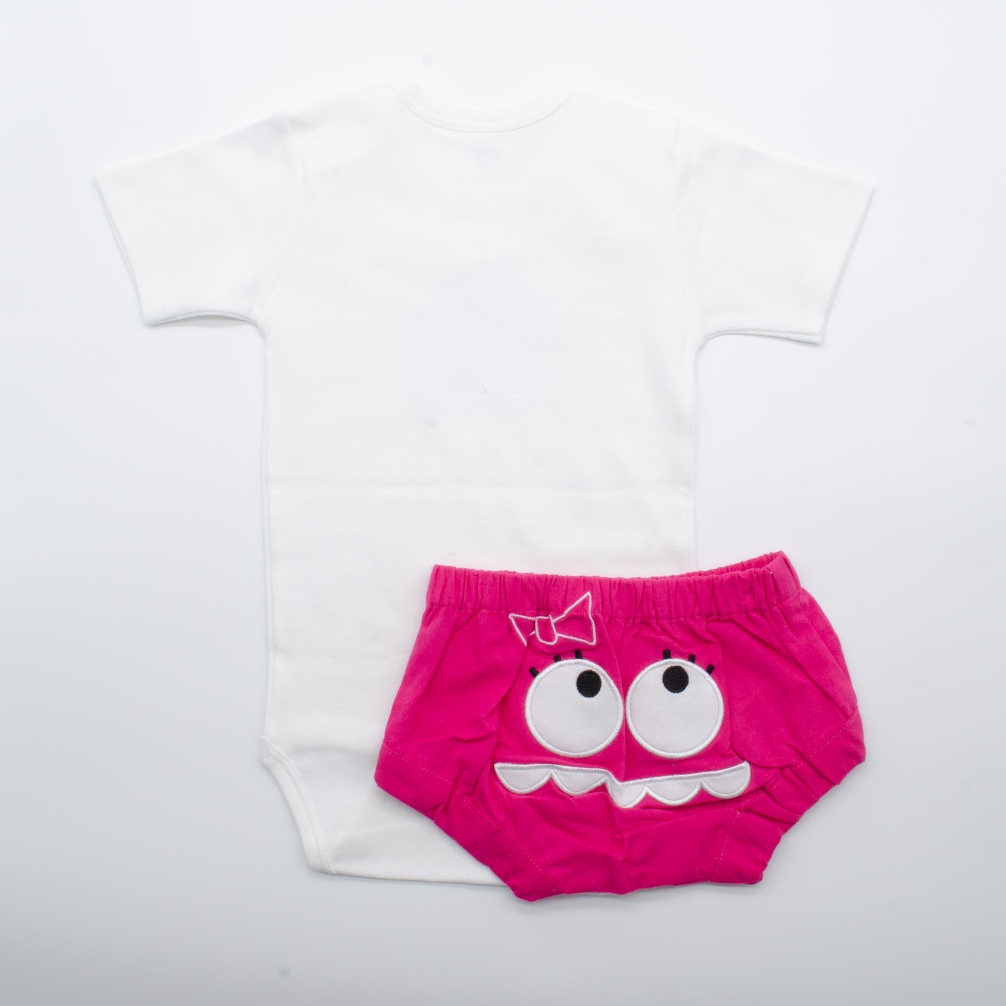 Miss Monster Onesie & Doodle Pants for Baby